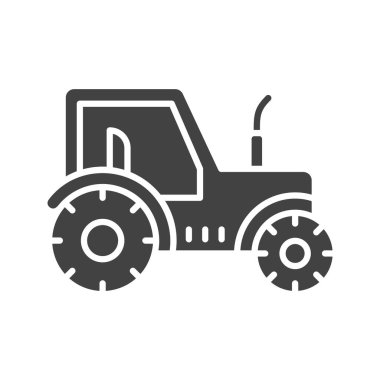 Çiftlik Aracı ikonu vektör görüntüsü. Mobil uygulama web uygulaması ve yazdırma ortamı için uygundur.