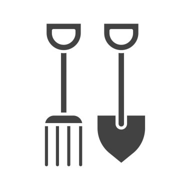 Çiftçilik Araçları ikon vektör görüntüsü. Mobil uygulama web uygulaması ve yazdırma ortamı için uygundur.