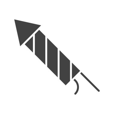 Firecracker ikon vektör görüntüsü. Mobil uygulama web uygulaması ve yazdırma ortamı için uygundur.