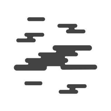 Sisli ikon vektör görüntüsü. Mobil uygulama web uygulaması ve yazdırma ortamı için uygundur.