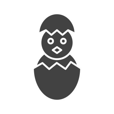 Yumurta simgesi vektör görüntüsü. Mobil uygulama web uygulaması ve yazdırma ortamı için uygundur.