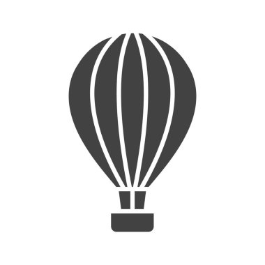 Sıcak Hava Balonu ikonu vektör görüntüsü. Mobil uygulama web uygulaması ve yazdırma ortamı için uygundur.