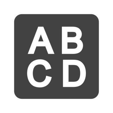 Latince Büyük harf ikon vektör görüntüsü girin. Mobil uygulama web uygulaması ve yazdırma ortamı için uygundur.