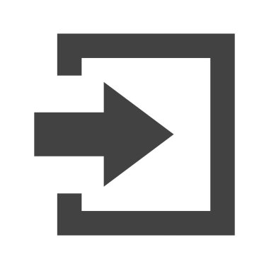 Girdi Sembolleri simge vektör resmi. Mobil uygulama web uygulaması ve yazdırma ortamı için uygundur.