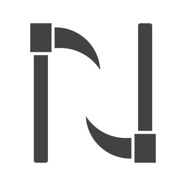 Kama simgesi vektör görüntüsü. Mobil uygulama web uygulaması ve yazdırma ortamı için uygundur.