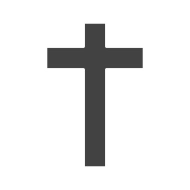 Latin haçı ikon vektör görüntüsü. Mobil uygulama web uygulaması ve yazdırma ortamı için uygundur.