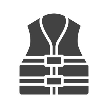 Life Jacket ikon vektör görüntüsü. Mobil uygulama web uygulaması ve yazdırma ortamı için uygundur.