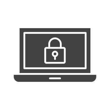 Kilitli Sistem simgesi vektör görüntüsü. Mobil uygulama web uygulaması ve yazdırma ortamı için uygundur.