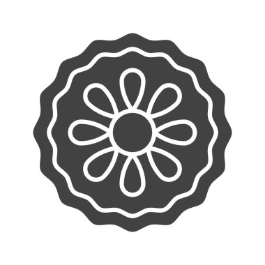 Ay çöreği ikonu vektör resmi. Mobil uygulama web uygulaması ve yazdırma ortamı için uygundur.