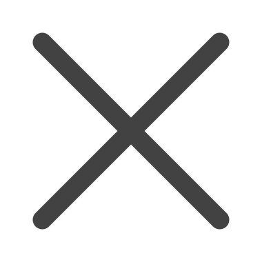 Simge vektör resmini çarp. Mobil uygulama web uygulaması ve yazdırma ortamı için uygundur.