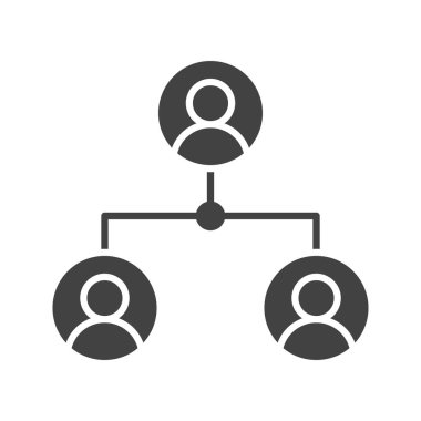 Ağ Grubu simgesi vektör resmi. Mobil uygulama web uygulaması ve yazdırma ortamı için uygundur.