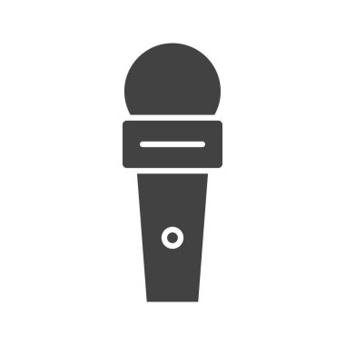 News Mic ikon vektör görüntüsü. Mobil uygulama web uygulaması ve yazdırma ortamı için uygundur.