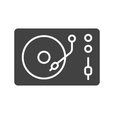 Oyuncu simgesi vektör resmini kaydet. Mobil uygulama web uygulaması ve yazdırma ortamı için uygundur.