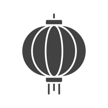 Kırmızı Kağıt Fener ikon vektör görüntüsü. Mobil uygulama web uygulaması ve yazdırma ortamı için uygundur.