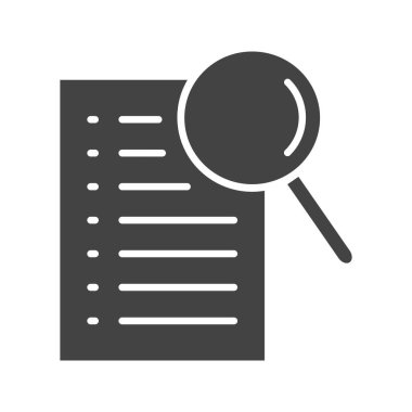 Simge vektör resmini araştır. Mobil uygulama web uygulaması ve yazdırma ortamı için uygundur.