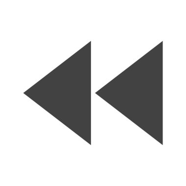 Simge vektör görüntüsünü geri al. Mobil uygulama web uygulaması ve yazdırma ortamı için uygundur.