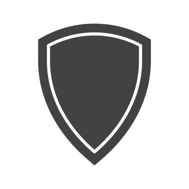 Kalkan simgesi vektör görüntüsü. Mobil uygulama web uygulaması ve yazdırma ortamı için uygundur.