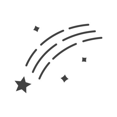 Yıldız simgesi vektör görüntüsü çekiliyor. Mobil uygulama web uygulaması ve yazdırma ortamı için uygundur.