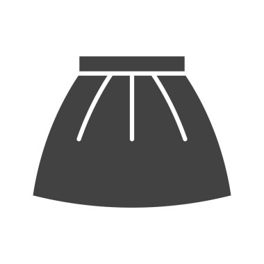 Etek simgesi vektör görüntüsü. Mobil uygulama web uygulaması ve yazdırma ortamı için uygundur.