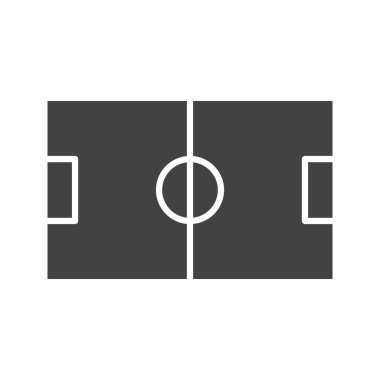 Futbol sahası ikon vektör görüntüsü. Mobil uygulama web uygulaması ve yazdırma ortamı için uygundur.
