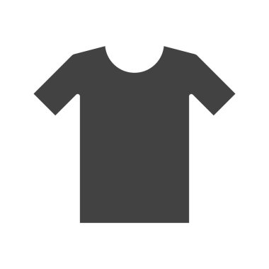 T-Shirt ikon vektör görüntüsü. Mobil uygulama web uygulaması ve yazdırma ortamı için uygundur.