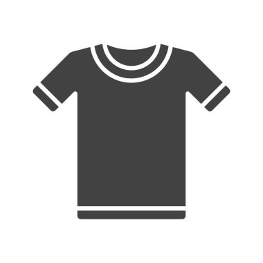 T-Shirt ikon vektör görüntüsü. Mobil uygulama web uygulaması ve yazdırma ortamı için uygundur.
