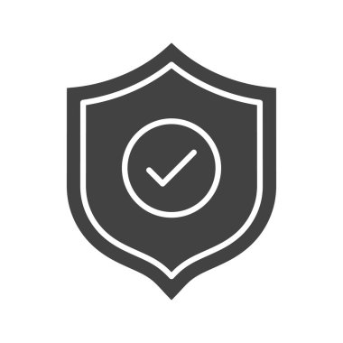 Doğrulanmış Koruma ikonu vektör görüntüsü. Mobil uygulama web uygulaması ve yazdırma ortamı için uygundur.