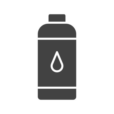 Su şişesi vektör görüntüsü. Mobil uygulama web uygulaması ve yazdırma ortamı için uygundur.