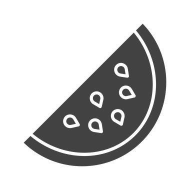 Karpuz dilimi vektör görüntüsü. Mobil uygulama web uygulaması ve yazdırma ortamı için uygundur.