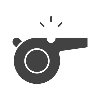 Islık simgesi vektör görüntüsü. Mobil uygulama web uygulaması ve yazdırma ortamı için uygundur.