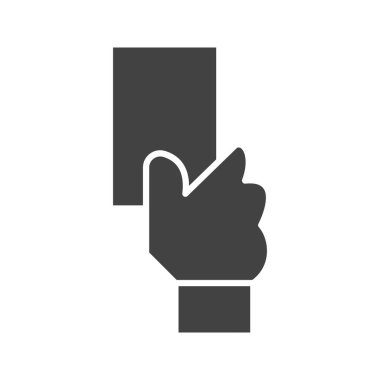 Sarı Kart simgesi vektör görüntüsü. Mobil uygulama web uygulaması ve yazdırma ortamı için uygundur.