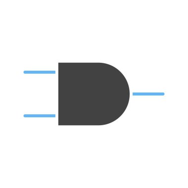 Ve geçit simgesi vektör görüntüsü. Mobil uygulama web uygulaması ve yazdırma ortamı için uygundur.