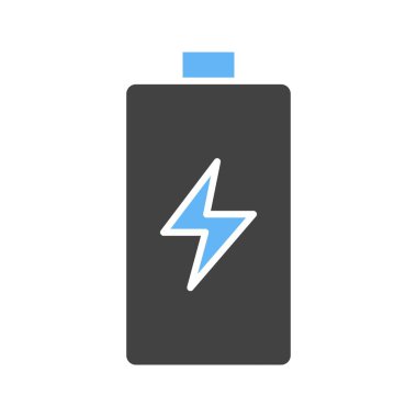 Batarya göstergesi simge vektör görüntüsü. Mobil uygulama web uygulaması ve yazdırma ortamı için uygundur.