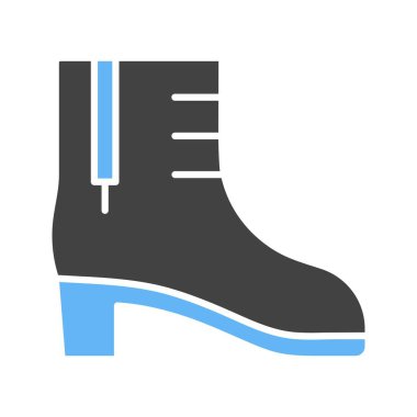 Topuklu çizmeler ikon vektör görüntüsü. Mobil uygulama web uygulaması ve yazdırma ortamı için uygundur.