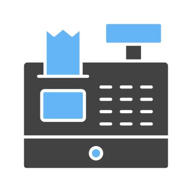 Cash Machine ikon vektör görüntüsü. Mobil uygulama web uygulaması ve yazdırma ortamı için uygundur.