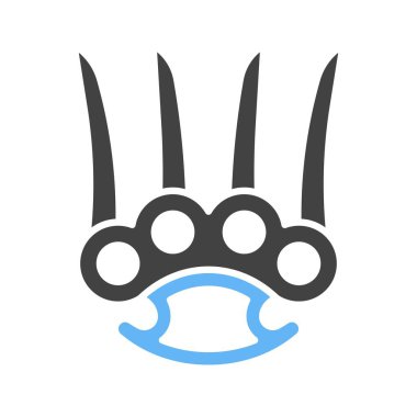 Pençe simgesi vektör görüntüsü. Mobil uygulama web uygulaması ve yazdırma ortamı için uygundur.