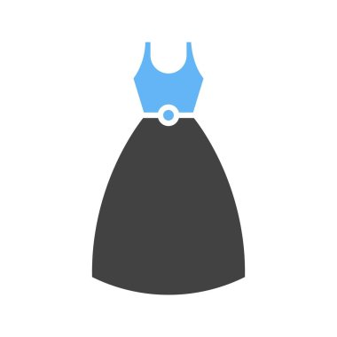 Kokteyl Elbisesi ikon vektör görüntüsü. Mobil uygulama web uygulaması ve yazdırma ortamı için uygundur.