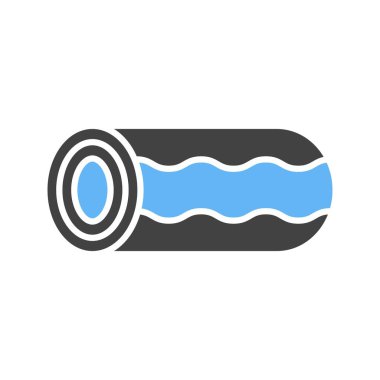 Kremalı İsviçre dürümü ikon vektör görüntüsü. Mobil uygulama web uygulaması ve yazdırma ortamı için uygundur.