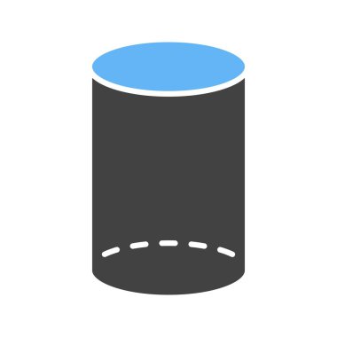 Silindir simgesi vektör görüntüsü. Mobil uygulama web uygulaması ve yazdırma ortamı için uygundur.