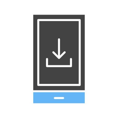 Telefon simgesi vektör resmine indir. Mobil uygulama web uygulaması ve yazdırma ortamı için uygundur.