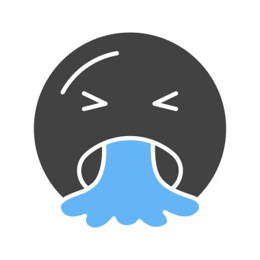 Yüz Kusan ikon vektör görüntüsü. Mobil uygulama web uygulaması ve yazdırma ortamı için uygundur.