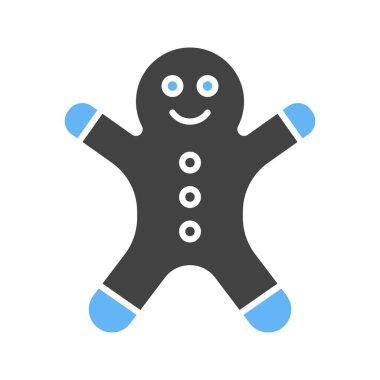 Ginger Bread ikon vektör görüntüsü. Mobil uygulama web uygulaması ve yazdırma ortamı için uygundur.