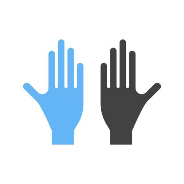 Eldiven simgesi vektör görüntüsü. Mobil uygulama web uygulaması ve yazdırma ortamı için uygundur.