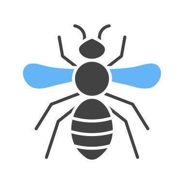 Honeybee icon vector image. Suitable for mobile application web application and print media.