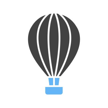 Sıcak Hava Balonu ikonu vektör görüntüsü. Mobil uygulama web uygulaması ve yazdırma ortamı için uygundur.