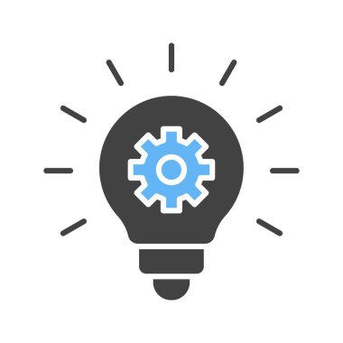 Yenilikçi Fikir simgesi vektör resmi. Mobil uygulama web uygulaması ve yazdırma ortamı için uygundur.