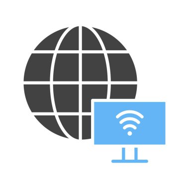 İnternet Bağlantı simgesi vektör resmi. Mobil uygulama web uygulaması ve yazdırma ortamı için uygundur.