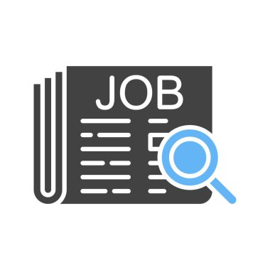 Görev Arama simgesi vektör görüntüsü. Mobil uygulama web uygulaması ve yazdırma ortamı için uygundur.