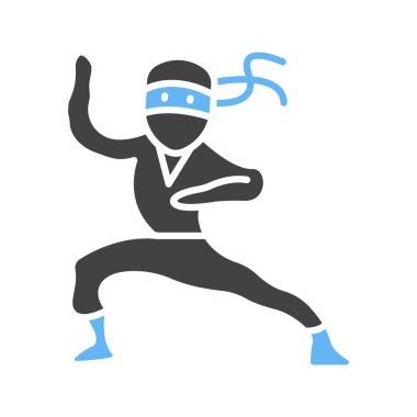 Ninjutsu ikon vektör görüntüsü. Mobil uygulama web uygulaması ve yazdırma ortamı için uygundur.