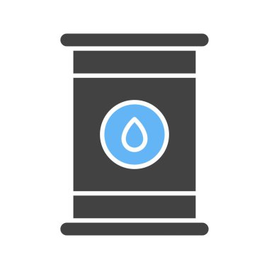 Yağ Davulu ikonu vektör görüntüsü. Mobil uygulama web uygulaması ve yazdırma ortamı için uygundur.